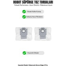 Asgard Grup Roborock Qrevo Edge 2 Pro ile Uyumlu 2'li Toz Torbası