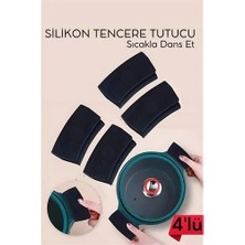 İlkyaz Fashion Tencere Tutucu Silikon 4 Adet 720172