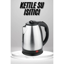 İlkyaz Fashion Su Isıtıcı 220 - 240 V Paslanmaz Çelik Kettle Uzun Ömürlü 2000 Watt