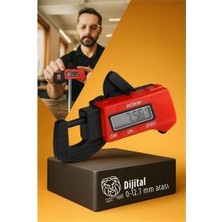 İlkyaz Fashion Hassas Dijital Kalınlık Ölçer - Mikro Detay Profesyonel Kumpas 12.7 cm 722933