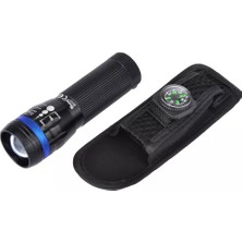 Uzun Menzilli Süper Zoomlu Pilli LED El Feneri Güçlü Işık Performansı WT-060 Midastech