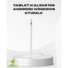 Nemere İthalat Type-C Şarjlı Dokunmatik Kalem – Ipad, iPhone ve Android Uyumlu, Sessiz Çalışan Nemere Ithal