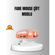 Nemere İthalat Çift Modlu Kablosuz Bluetooth 5.0 + 2.4ghz Mouse – 3 Cihaz Bağlantılı, Hızlı Geçiş Düğme