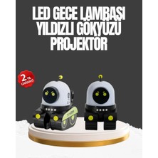 Nemere İthalat Çocuk Odası Için Müzikli ve Işıklı Robot Projektör Nemere Ithalat