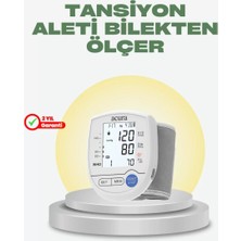 Nemere İthalat Akıllı Bilek Tansiyon Aleti Hem Şarjlı Hem Pilli Kolay Ölçüm Nemere Ithalat