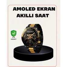 Nemere İthalat Amoled Akıllı Saat Manyetik Şarj Gps Destekli Spor ve Günlük Kullanım Nemere Ithalat