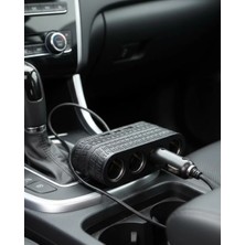 Nemere İthalat Araç Çakmak Çoklayıcı 4 Çıkışlı 2 USB ve Type C Girişli Çok Fonksiyonlu Şarj Ünitesi N