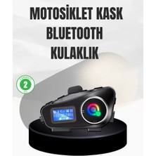 Nemere İthalat Su Geçirmez Bluetooth 5.3 Kask Kulaklığı 1000MAH Bataryalı Nemere Ithalat