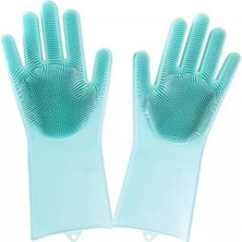 Nemere İthalat Sihirli Isıya Dayanıklı Silikon Çok Amaçlı Bulaşık Eldiven Fırçası Magic Gloves Nemere I