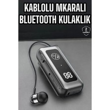 Nemere İthalat Kablolu Bluetooth Kulaklık Kulak Içi Stereo Mikrofonlu Dijital Göstergeli Nemere Ithalat