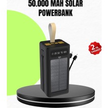 Nemere İthalat Güneş Enerjili Powerbank Dijital Göstergeli Taşınabilir Güç Kaynağı Nemere Ithalat