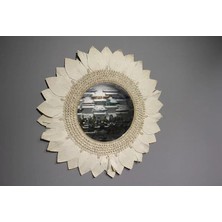 Nemere İthalat Makrome Duvar Aynası Model 1 Nemere Ithalat
