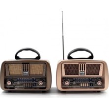 Nemere İthalat Klasik Taşınabilir Model Nostaljik Radyo Nemere Ithalat