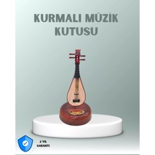 Nemere İthalat Enstrüman Figürlü Melodi Çalan Dekoratif Müzik Kutusu Nemere Ithalat