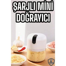Nemere İthalat El Rondosu Mini Şarjlı Doğrayıcı Taşınabilir 250 ml Nemere Ithalat