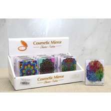 Nemere İthalat Mandala Desenli Hareketli Sulu El Aynası - Model 2 Nemere Ithalat