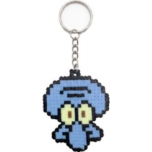 Kerul Squidward | Süngerbob Pixel Boncuk Anahtarlık
