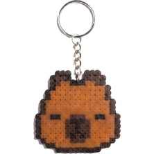 Kerul Capybara Pixel Boncuk Anahtarlık