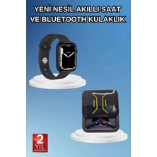 Nemere İthalat Bluetooth Bağlantılı Kablosuz Kulaklık ve Yeni Nesil Akıllı Saat 5.0 Bluetooth Nemere Ithalat