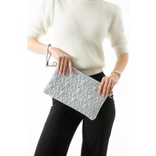 Byhakan Liva-01 Yıldız Dikişli Kadın El Çantası Clutch Çanta Omuz Çantası Çapraz Çanta Pörtföy Çanta