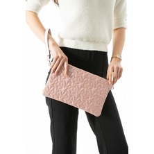 Byhakan Liva-01 Yıldız Dikişli Kadın El Çantası Clutch Çanta Omuz Çantası Çapraz Çanta Pörtföy Çanta