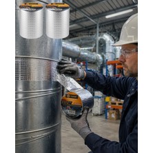 MiraLive 2 Li Set Alüminyum Yüzeyli Tamir Bandı Çatı Boru Onarım Bandı