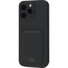 Nacario Iphone 16 Kılıf Kelvin Kartvizitli Silikon - Siyah