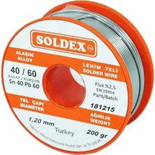 LTG Nova 40-60 Lehim Teli 200 gr 1.6 Mm- Sn:40 / Pb:60