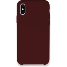 LTG Nova Iphone Xs Kılıf Lansman Legant Silikon - Bordo
