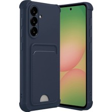LTG Nova Galaxy A56 Kılıf Kelvin Kartvizitli - Lacivert