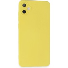 LTG Nova Galaxy A05 Kılıf Nano Içi Kadife - Sarı