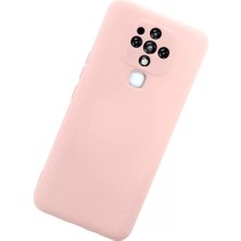 LTG Nova Tecno Camon 16 Kılıf Nano Içi Kadife Silikon - Pudra