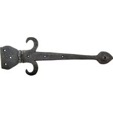 LTG Nova Antika Tarz Dekoratif Pirinç Kuyruklu Çanak Menteşe - 137X390 Mm, Oksit