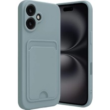 LTG Nova Iphone 16 Kılıf Kelvin Kartvizitli Silikon - Yeşil