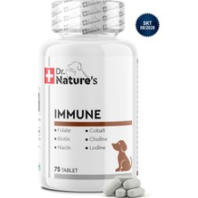 Dr. Nature's Köpek Multivitamin Immune 75 Tablet – Bağışıklık Sistemi Destekleyici  Destek