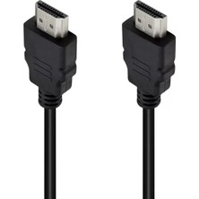 Renas Store PM-31396 Plastik Düz Siyah 50 cm Poşetli Hdmı Kablo