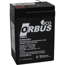 Renas Store Mustang 6 Volt 4 Amper Kuru Işıldak Aküsü (70X48X101 Mm)