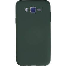 LTG Nova Galaxy J7 Kılıf Nano Içi Kadife - Koyu Yeşil