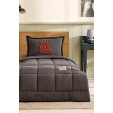 Karaca Home Motto Cotton Comfort Tek Kişilik Antrasit