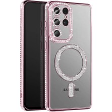 LTG Nova Galaxy S26 Joke Simli Magneticsafe Kılıf - Pembe