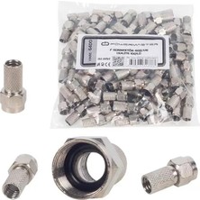 Nacario F Konnektör Rg6/u6 (100'LÜ Paket)