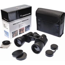 Nacario 10×50 – Geniş Ön Mercekli Profesyonel El Dürbünü – 1000M/56M – Siyah