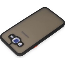 LTG Nova Galaxy J7 Kılıf Montreal Silikon Kapak - Siyah