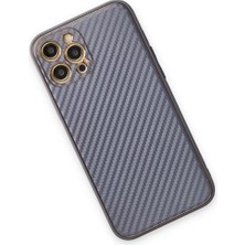 LTG Nova Iphone 12 Kılıf Coco Karbon Silikon - Gri