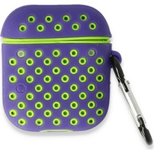 Nacario 3 (3.nesil) Spor Delikli Kılıf - Lila-Yeşil