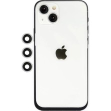 LTG Nova Iphone 14 Shine Kamera Lens - Gümüş