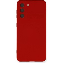 LTG Nova Galaxy S21 Kılıf Nano Içi Kadife Silikon - Kırmızı