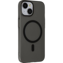 LTG Nova Iphone 15 Tuna Pc Slim Magsafe Kapak - Siyah