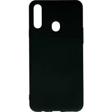 LTG Nova Galaxy A20S Kılıf Nano Içi Kadife Silikon - Siyah