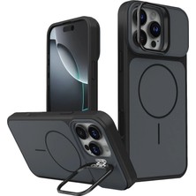 LTG Nova Iphone 16 Pale Magsafe Standlı Kapak - Siyah
